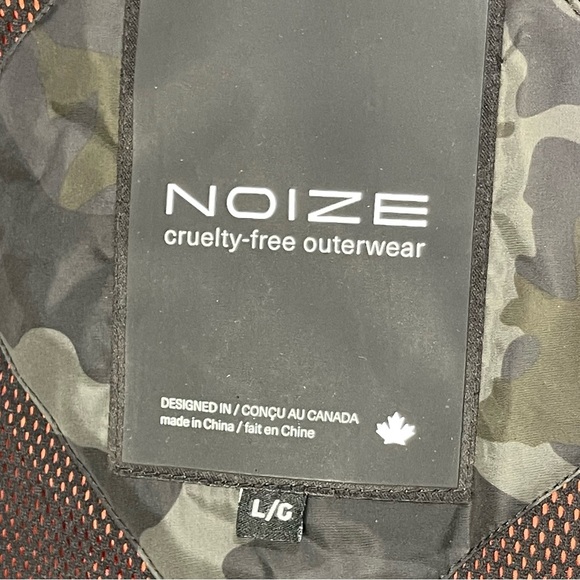 NOIZE Regular Fit Hooded Bomber Jacket Men Size Large - Picture 14 of 16